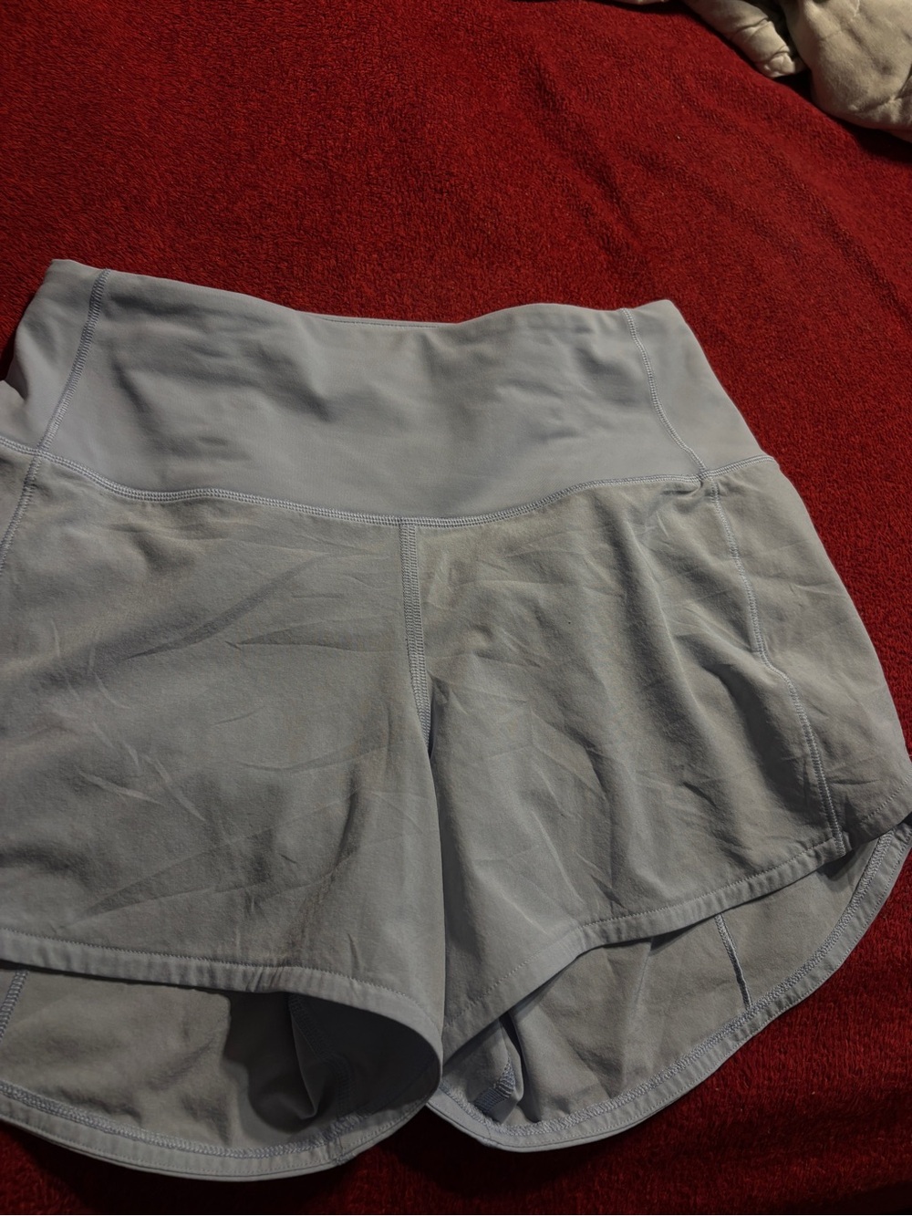 Lululemon Powder Blue Speed Up Shorts Women's Size 2